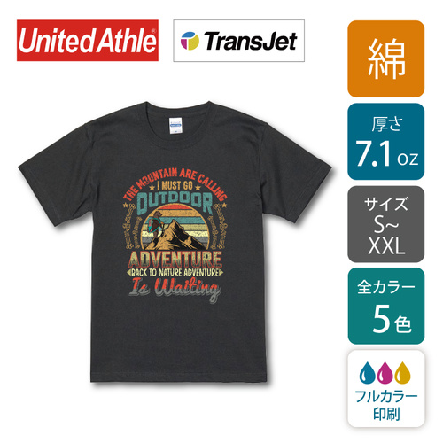 【綿 7.1oz】オーセンティック スーパーヘヴィーウェイト Tシャツ ｜4252-01｜United Athle  [6510]