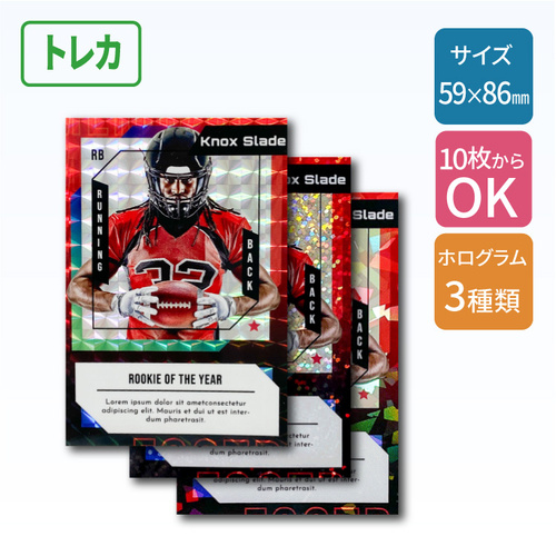 ホログラムステッカー 【トレカサイズ】 59×86mm