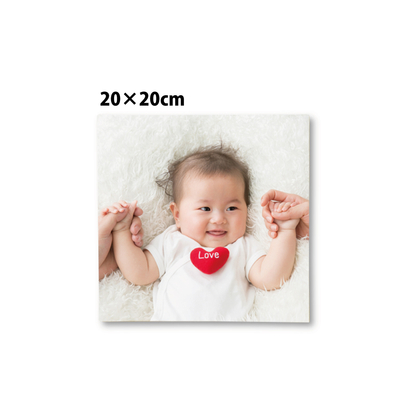 通常配送 キャンバス印刷】3Dキャンバスボード（20×20cm）正方形