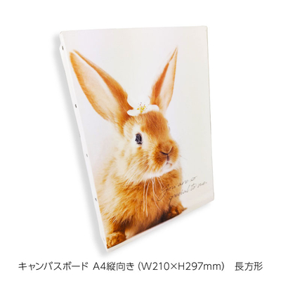 特急 キャンバス印刷】たて向き A4サイズ キャンバスボード（21×29.7cm